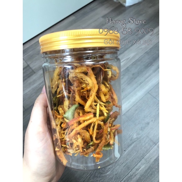 Gỏi mực xé sợi 200g- Tẩm gia vị ăn liền - Đặc sản Nha Trang