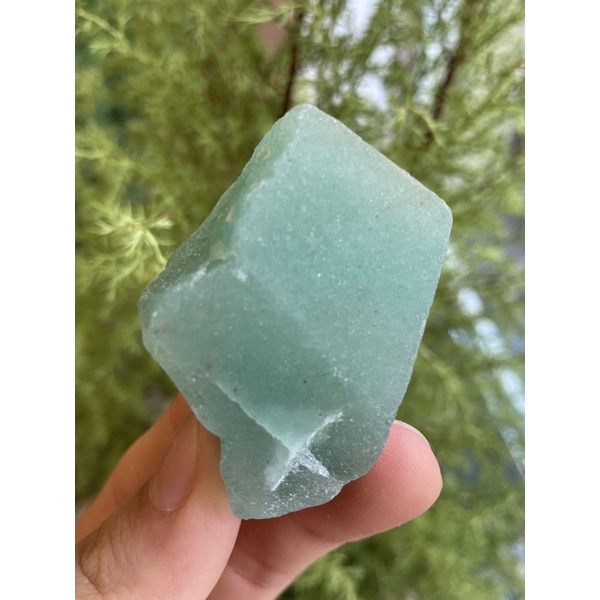 Đá Thạch Anh xanh  thô, Đá Thiên Nhiên chưa qua chế tác, Đá Năng Lượng Healing chữa lành luân xa 4