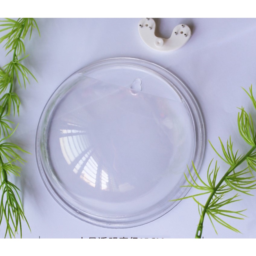 Bể cá mini treo tường, bình hoa gắn tường, chậu cây thủy sinh bằng nhựa acrylic trong suốt tặng đinh gắn tường