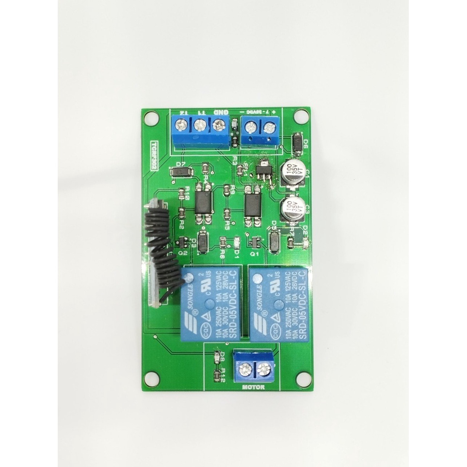 Mạch Đảo Chiều Động Cơ Từ Xa Qua Remote Mạch Giếng Trời Cửa Lùa TCRF302