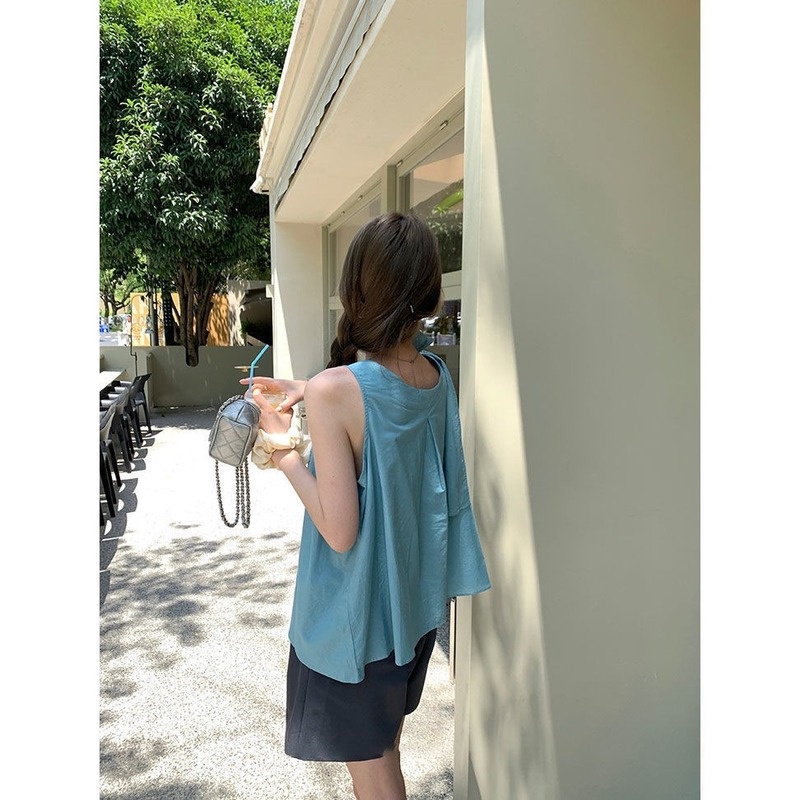 Áo Thun Cotton Lanh Cao Cấp Hở Vai Thời Trang Mùa Hè 2022 Mới Cho Bé Gái