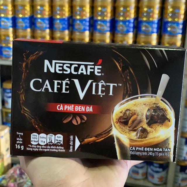 Cà Phê Đen Đá Nescafé Việt 240gr(15gói *16gr)