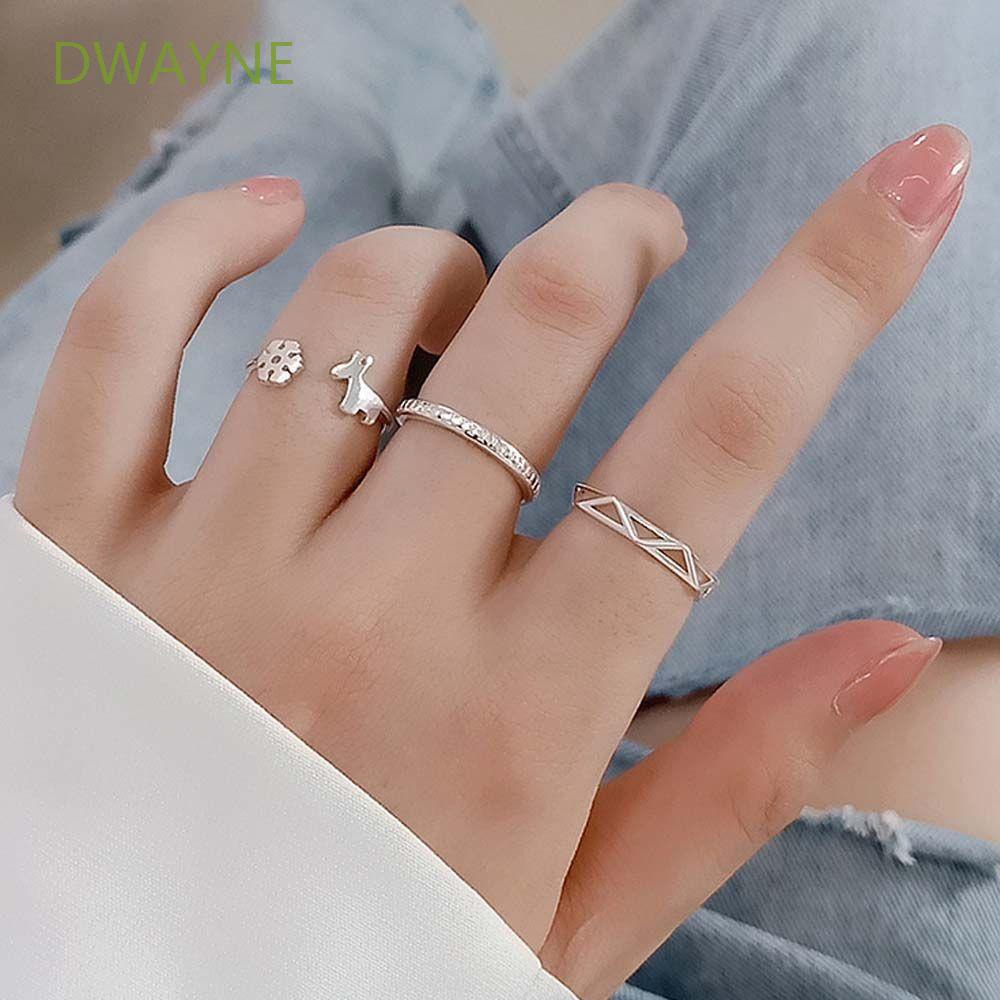 Nhẫn đeo tay kiểu dáng thời trang phong cách Hàn Quốc cho nữ