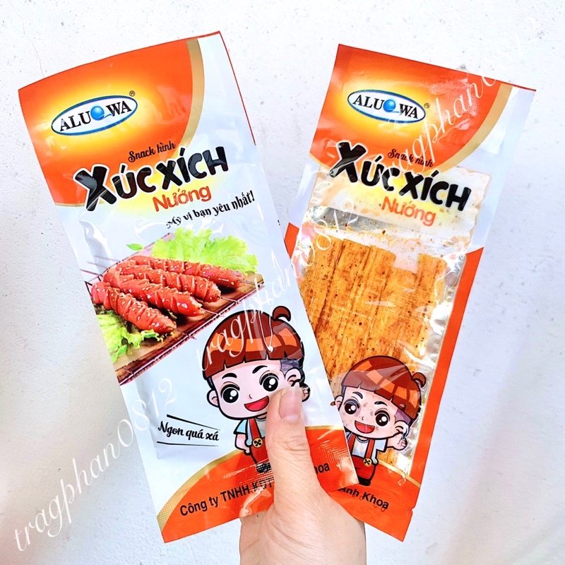 Snack Hình Xúc Xích Nướng Hương Vị Tuổi Thơ, Đồ ăn Cổng Trường