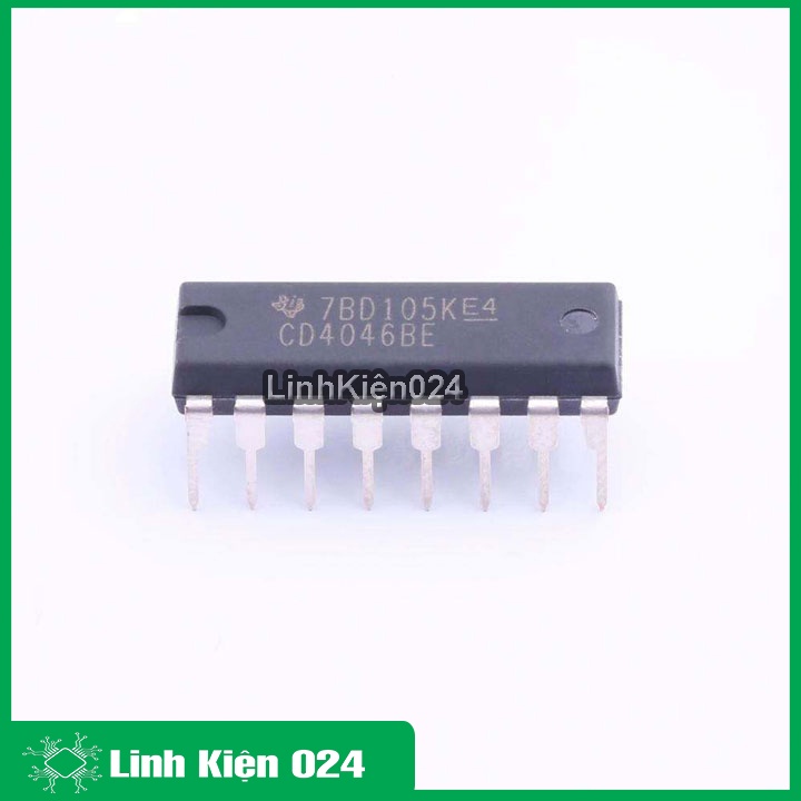 IC chức năng CD4046 16P hai loại CD4046BE, CD4046BM