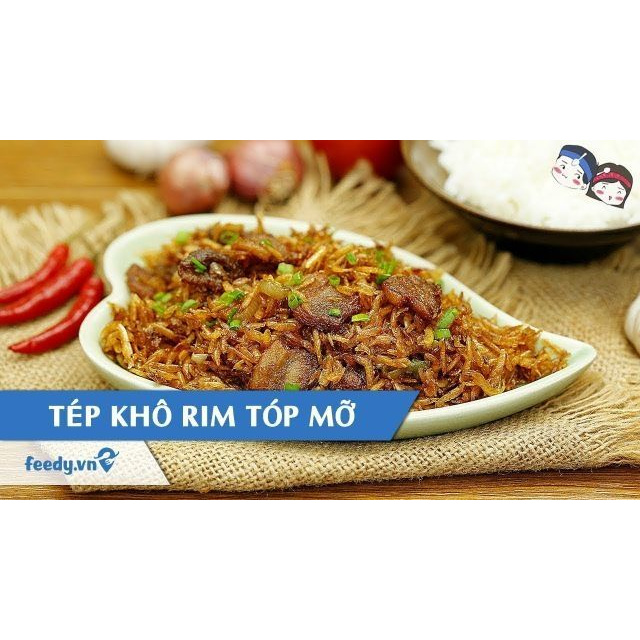 Tép khô không phẩm màu, sạch 100%