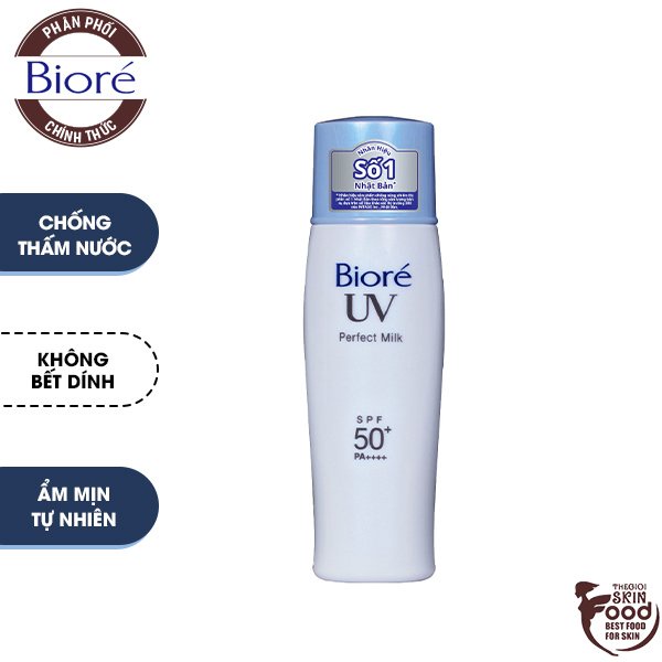 Kem Chống Nắng Dạng Sữa Chống Thấm Nước Bioré UV Perfect Milk 40ml