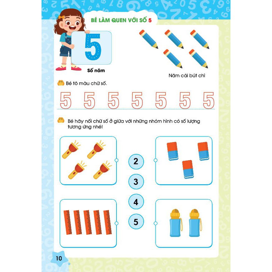 Sách - Bé Chinh Phục Toán Học (Tặng Kèm Bộ Thẻ Flashcard Bé Học Toán)