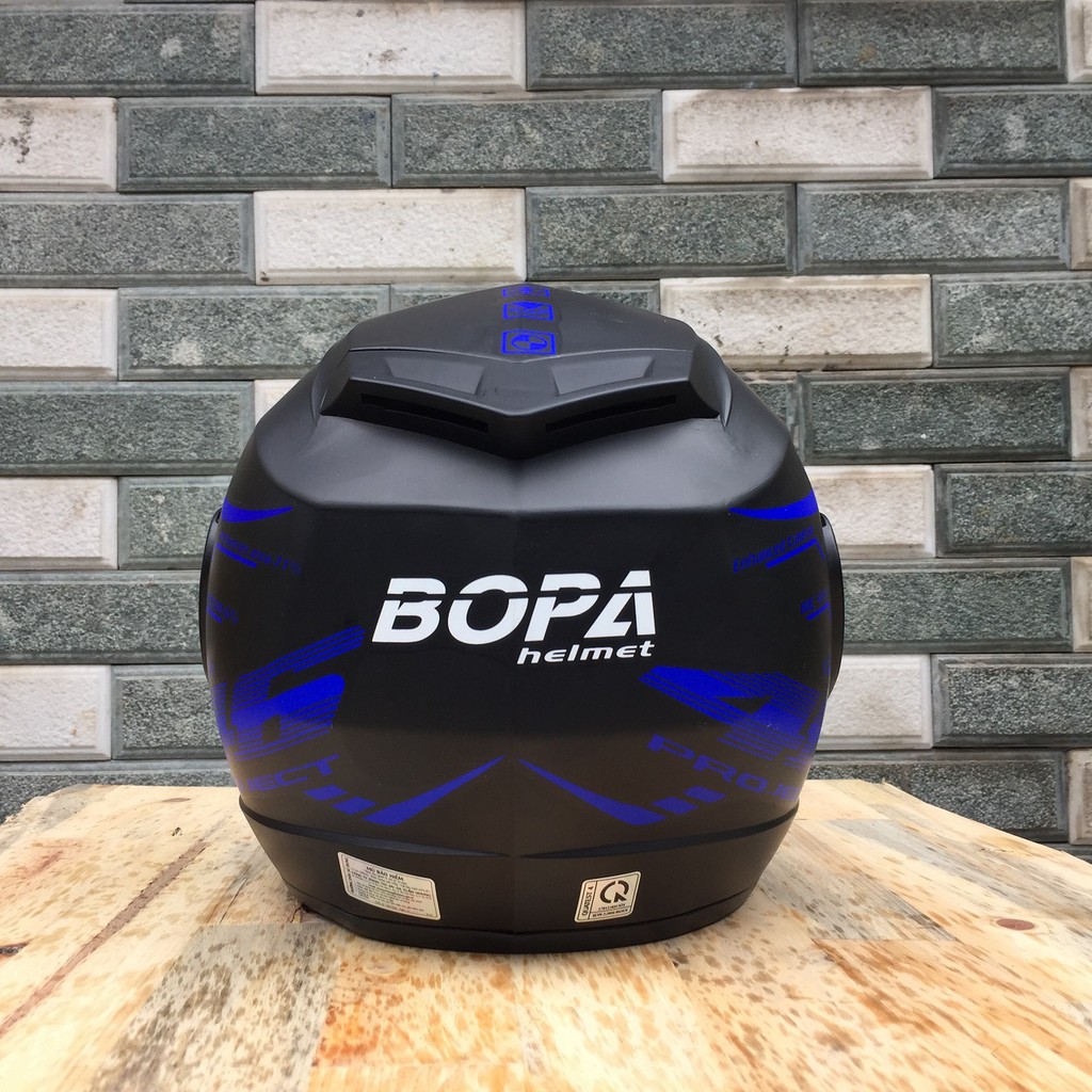 Mũ Bảo Hiểm BOPA hoạ tiết 46 - Bảo Hành 12 tháng