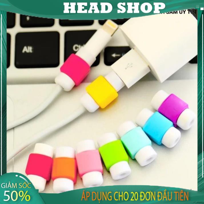 NÚT BẢO VỆ ĐẦU CÁP SẠC, TAI NGHE MÀU NGẪU NHIÊN  HEAD SHOP