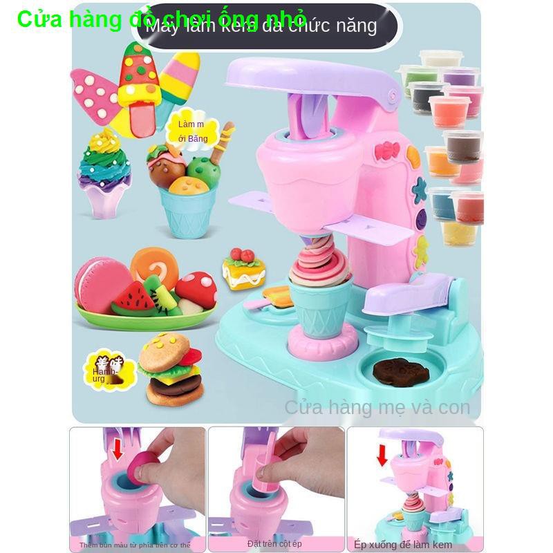 mạng cho trẻ em người nổi tiếng thợ cắt tóc màu đất sét đồ chơi cô gái plasticine dụng cụ búp bê như bộ khuôn bù11