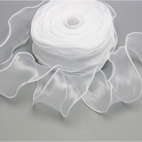Dây ruy băng bản ⚡ 4CM ⚡ trang trí, làm phụ kiện, làm nơ, làm hoa hanmade