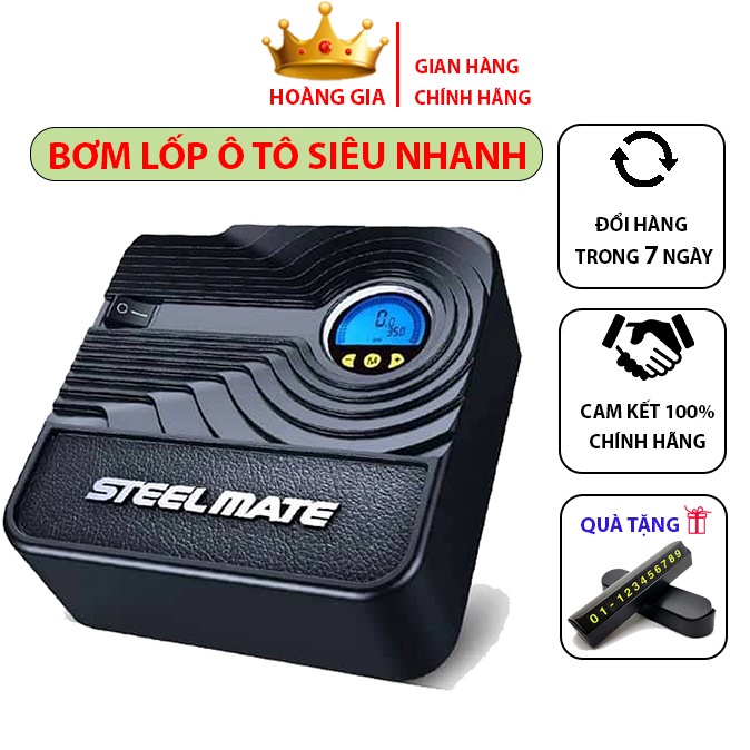 ♂■✒Bơm Lốp Ô Tô – Chính Hãng Steelmate P03 Cơ, P05 Điện Tử Tự Ngắt Thông Minh Bảo Hành 12 Tháng