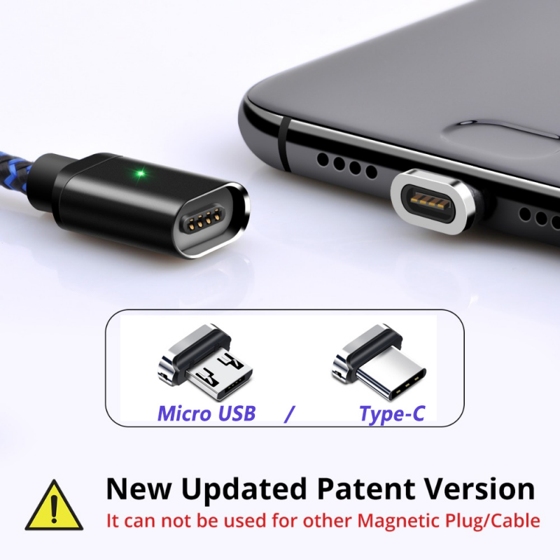 Cáp Sạc Fonken Fy102 Cổng Lightning Micro Usb Type C 3a Dài 1/2m