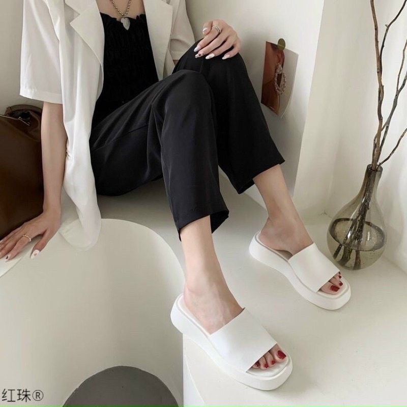 [HOT] Dép quai ngang thời trang đế 3p basic năng động, cá tính