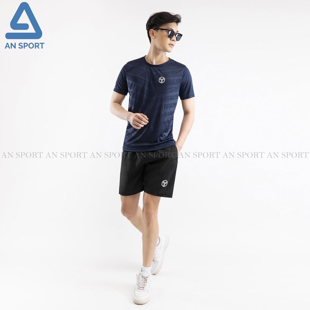 Bộ quần áo thể thao nam, sét quần áo nam mùa hè chất thun lạnh dập vân phong cánh trẻ trung hiện đại HBHH
