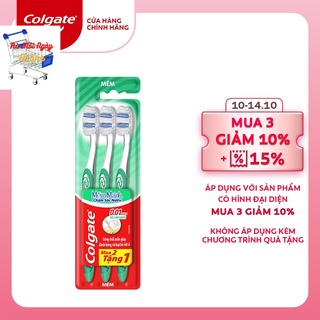 (Mua 2 tặng thêm 1) Bàn chải Colgate Mềm Mảnh chăm sóc nướu - Cao cấp