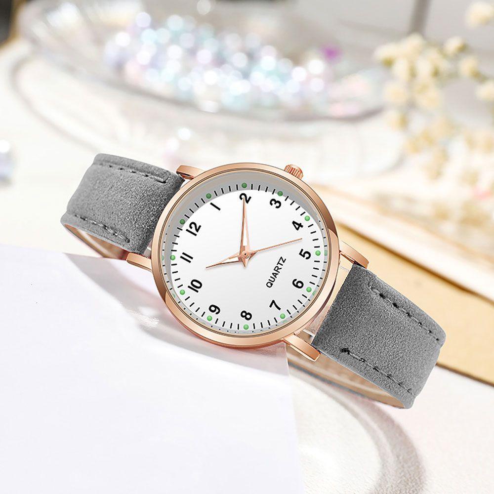 Đồng Hồ Đeo Tay HS Màu Dạ Quang Phong Cách Retro