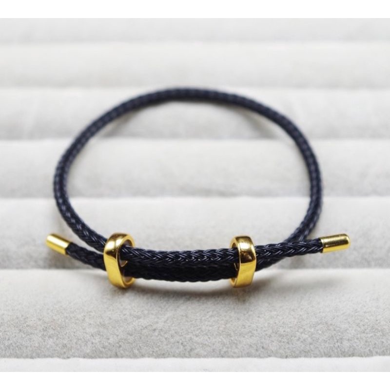 Vòng tay dây cáp khóa kéo dễ điều chỉnh theo tay mic charm phụ kiện tiện lợi