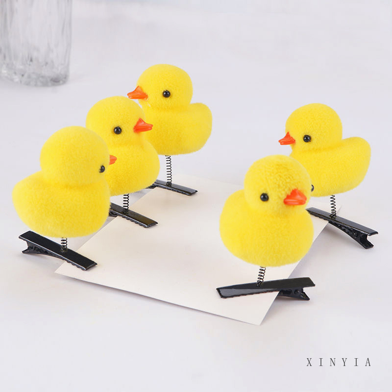 Kẹp Tóc Hình Chú Vịt Vàng Nhỏ Xinh Xắn Dễ Thương