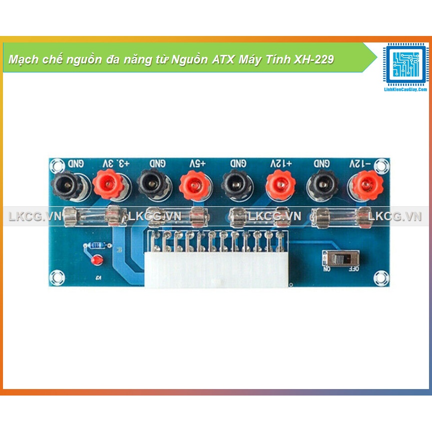 Mạch chế nguồn đa năng từ Nguồn ATX Máy Tính XH-229