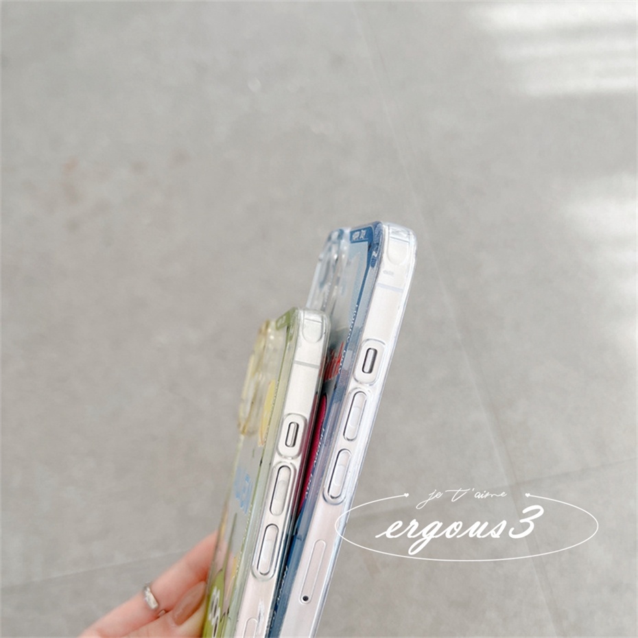 Ốp Điện Thoại Mềm In Hoạt Hình Người Ngoài Hành Tinh Cho iPhone 14 13 12 11 Pro Max SE2020 X XR Xs Max 7 8 6 6s Plus