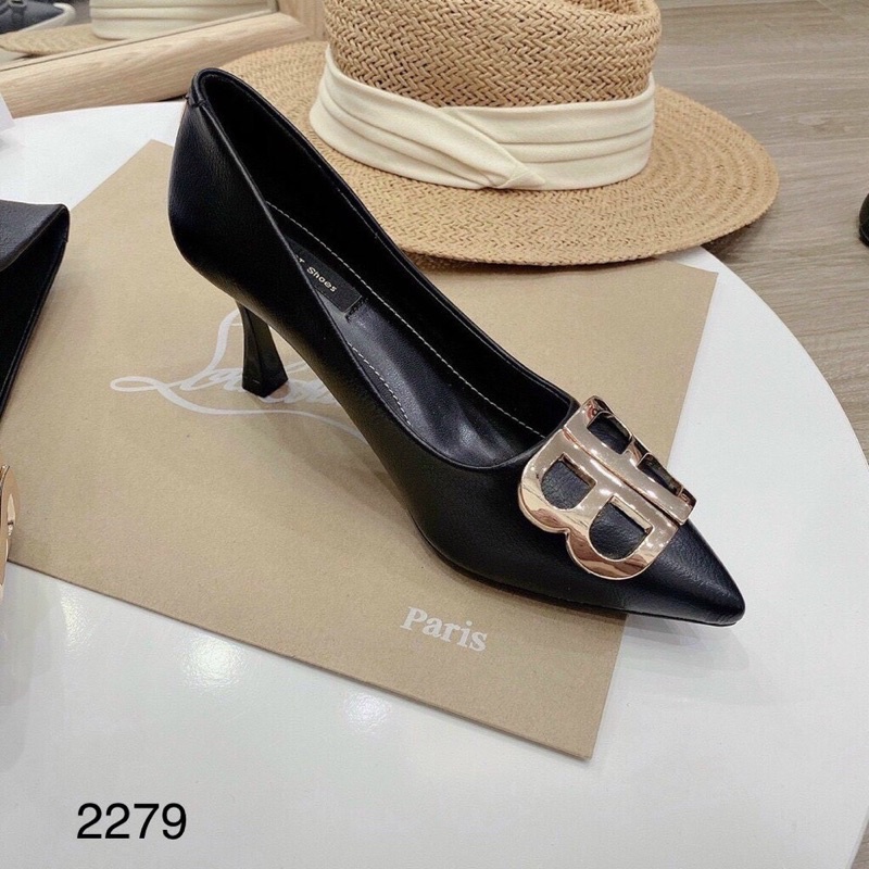 GIẦY CAO GÓT BB 7CM MŨI NHỌN