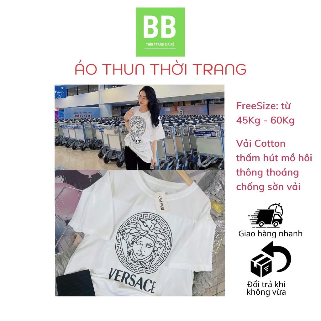 Áo thun versace thời trang, kiểu dấu quần siêu đỉnh.