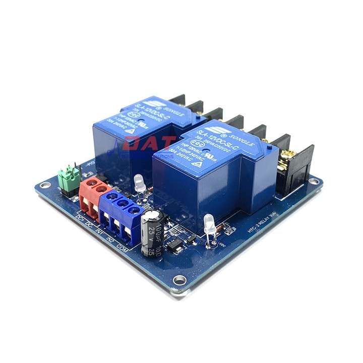 Module 2 Relay 30A - 12V Kích High/Low HTC