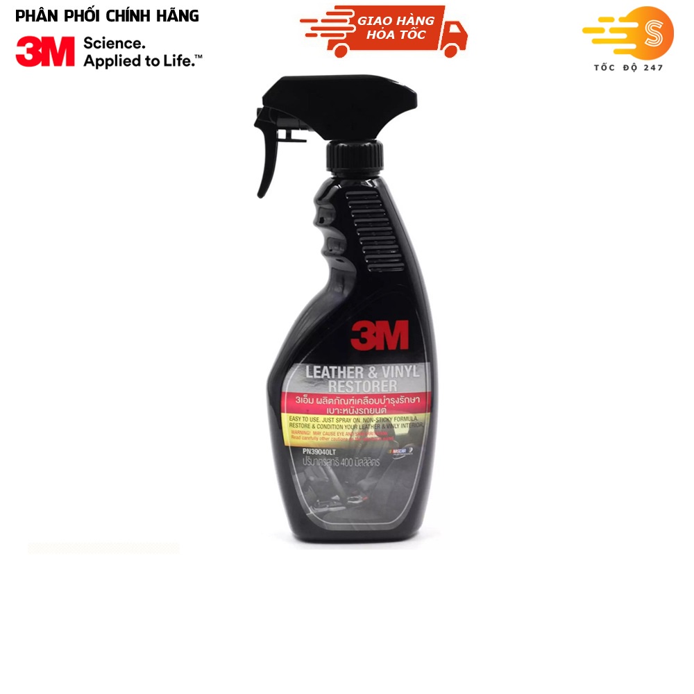 Chai xịt chăm sóc và bảo dưỡng nội thất ô tô 3M 39040LT (Hàng Thái)