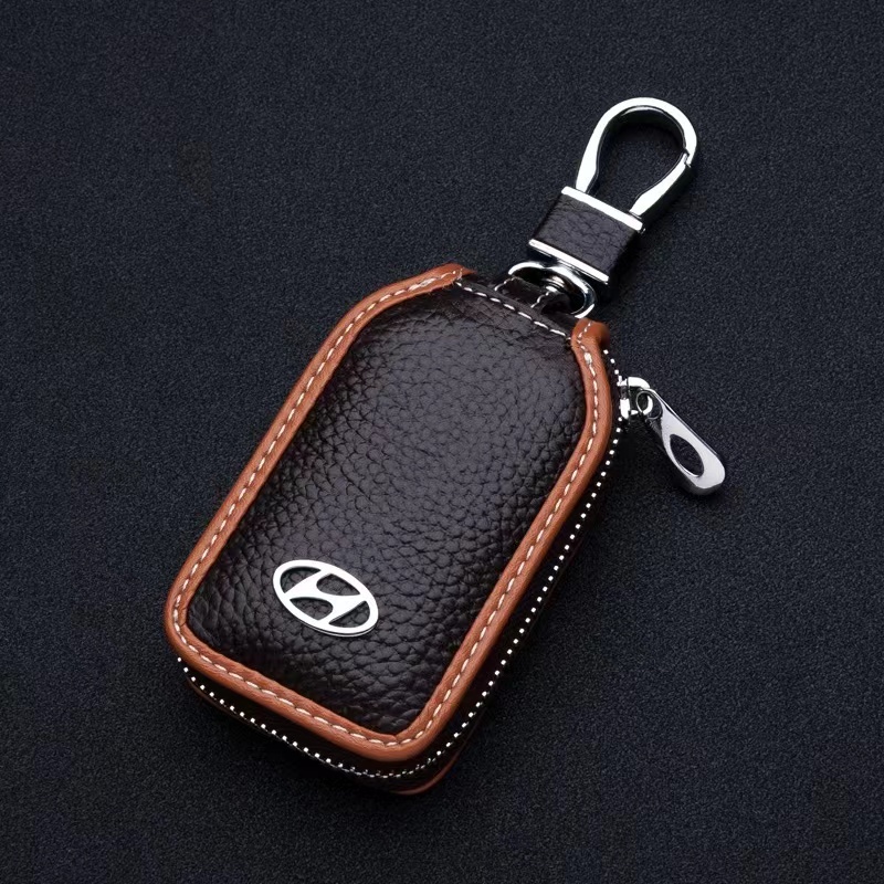 Bao Da Đựng Chìa Khóa Thông Minh Cho Xe Hơi Hyundai Ioniq Elantra Tucson Reina Santa fe Kona Accent IX35 i10 i20 i30 HB20 IX25 IX45