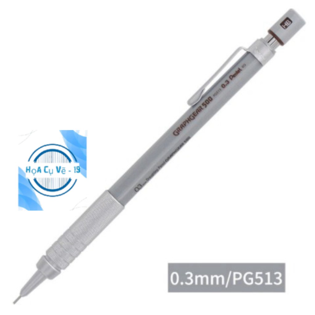 Bút chì bấm kim kỹ thuật Pentel 0.3 mm PG513 - Họa cụ vẽ