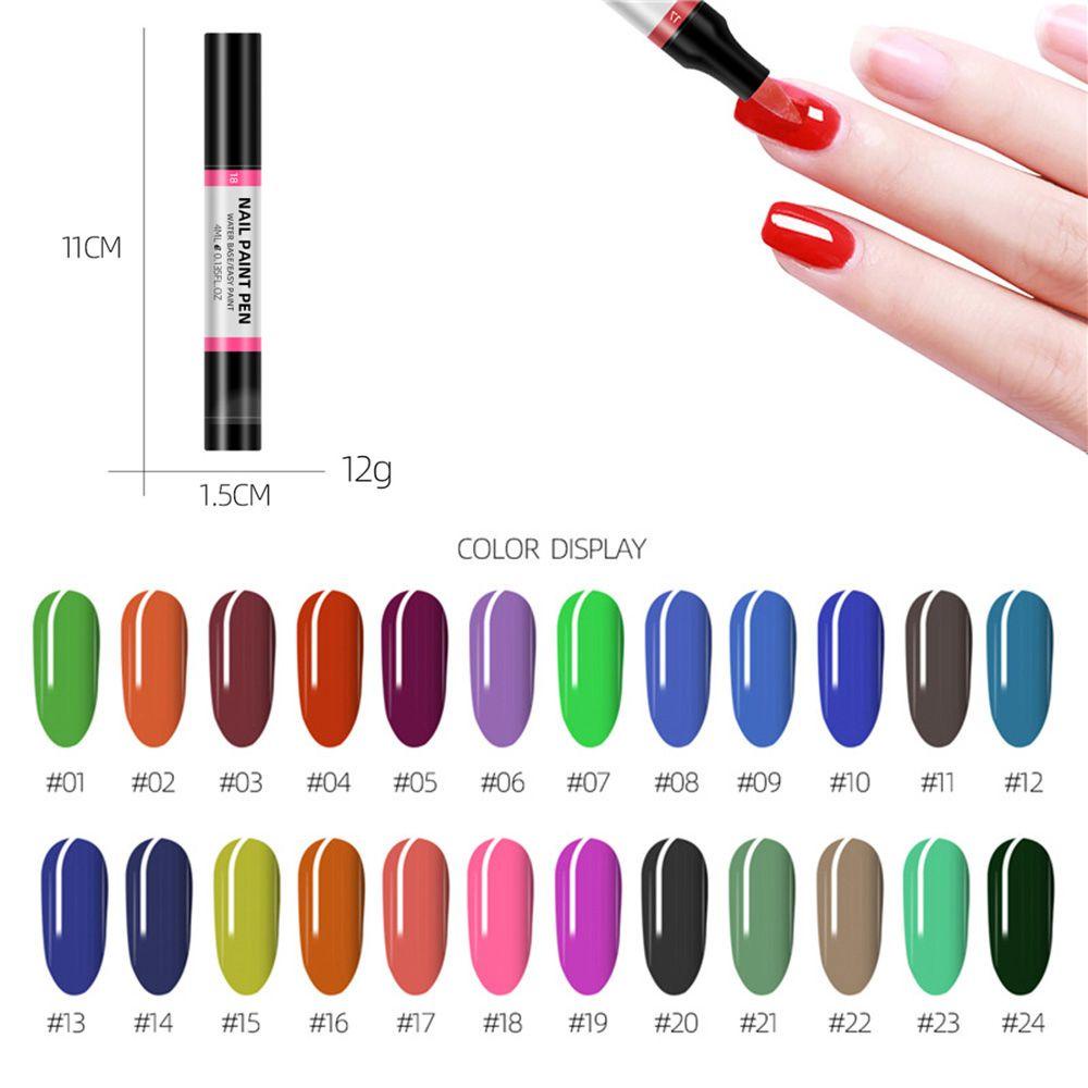 Bút Gel Sơn Móng Tay 3 Trong 1 Nhanh Khô Tiện Dụng Chất Lượng Cao