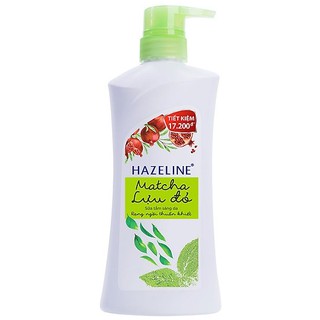 Sữa Tắm Sáng Da HAZELINE Matcha Lựu Đỏ 700g