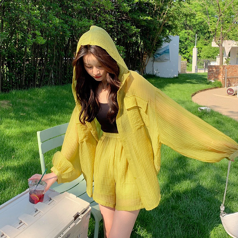 Set sơ mi đũi nhăn 2 túi hộp có mũ cực xinh,chất đũi nhăn QC chuẩn xịn, mềm mịn cực êm sam_sam_shop_1011