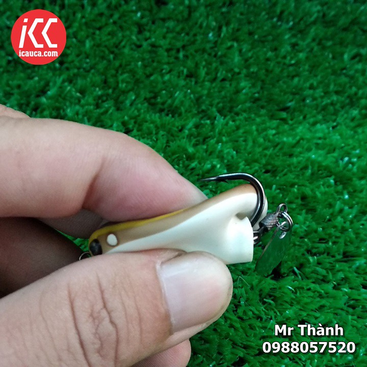 Mồi nhái giả mồi lure câu cá lóc Frog Toon V2 Thái Lan