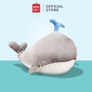 [Mã LIFEHL9 giảm 8% tối đa 100K đơn 250K] Cá nhồi bông ngộ nghĩnh Miniso Ocean Series Little Whale Plush Toy (Xám)