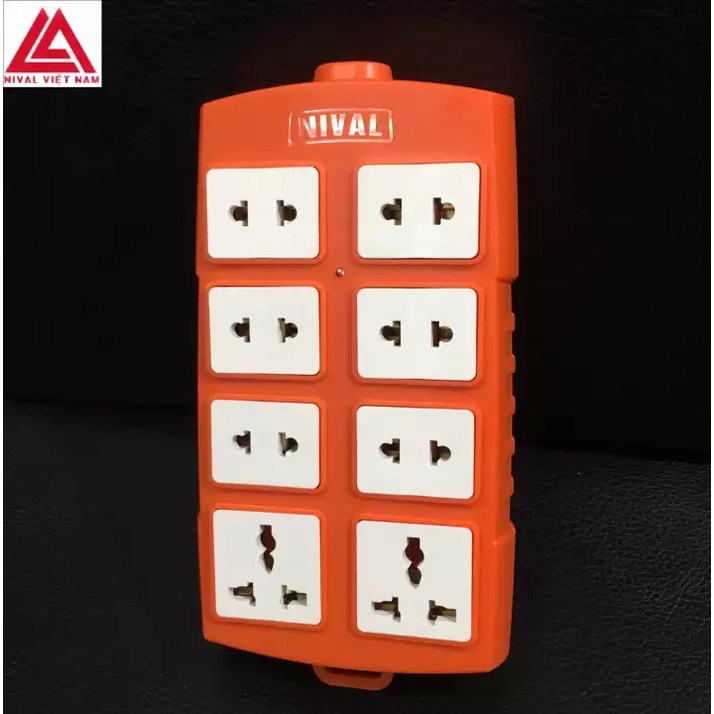 Ổ cắm chịu tải 6000W Nival 6 Ổ, 10 Ổ không dây cắm BẢO HÀNH 24 THÁNG