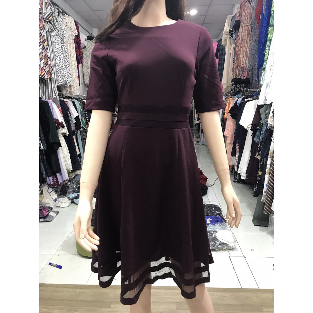 Đầm Clavin Klein trơn vnxk (