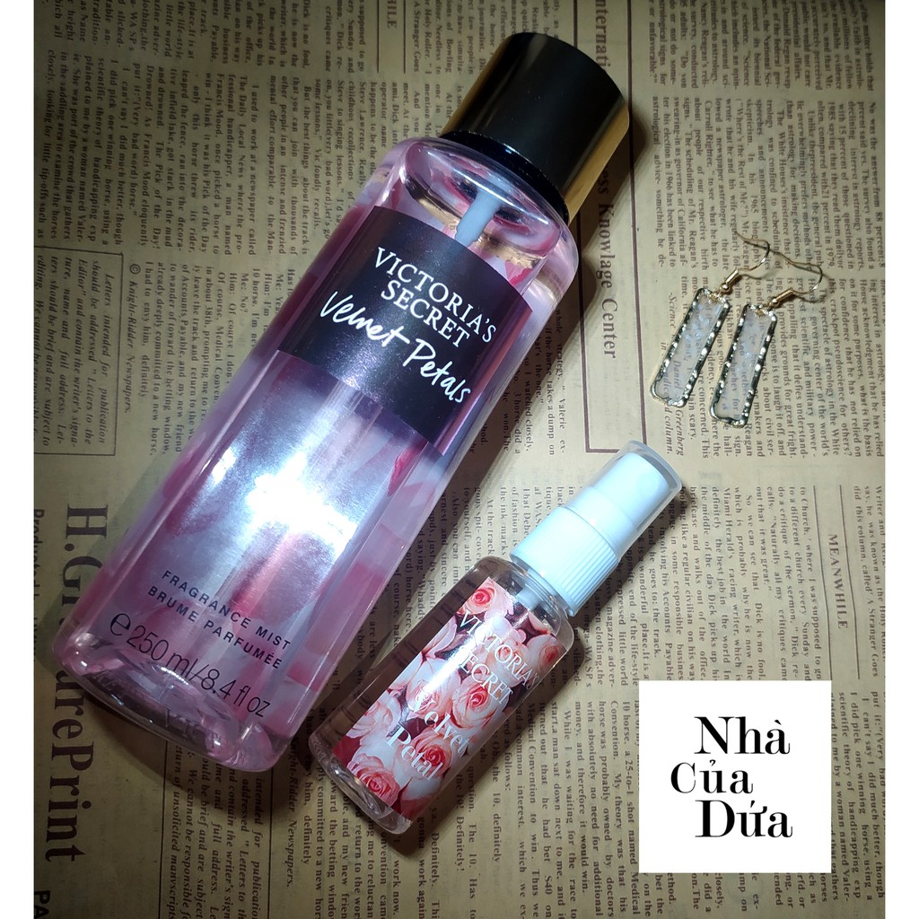 [ FREE SHIP 50K ] Xịt thơm Bodymist Velvet Petals 36ml Victoria's Secret