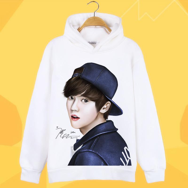 Áo Hoodie Lông Cừu Phong Cách Nhóm Nhạc Exo