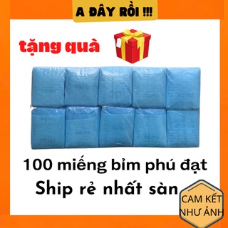 Tã bỉm người già, mẹ sau sinh Phú Đạt 100 miếng thấm hút tốt, chống tràn hiệu quả