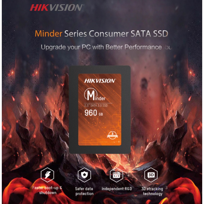 Ổ cứng SSD 120G Sata3 - HS-SSD-Minder(S) 120G - 240G - 480G - 960G - Bảo Hành 24 Tháng