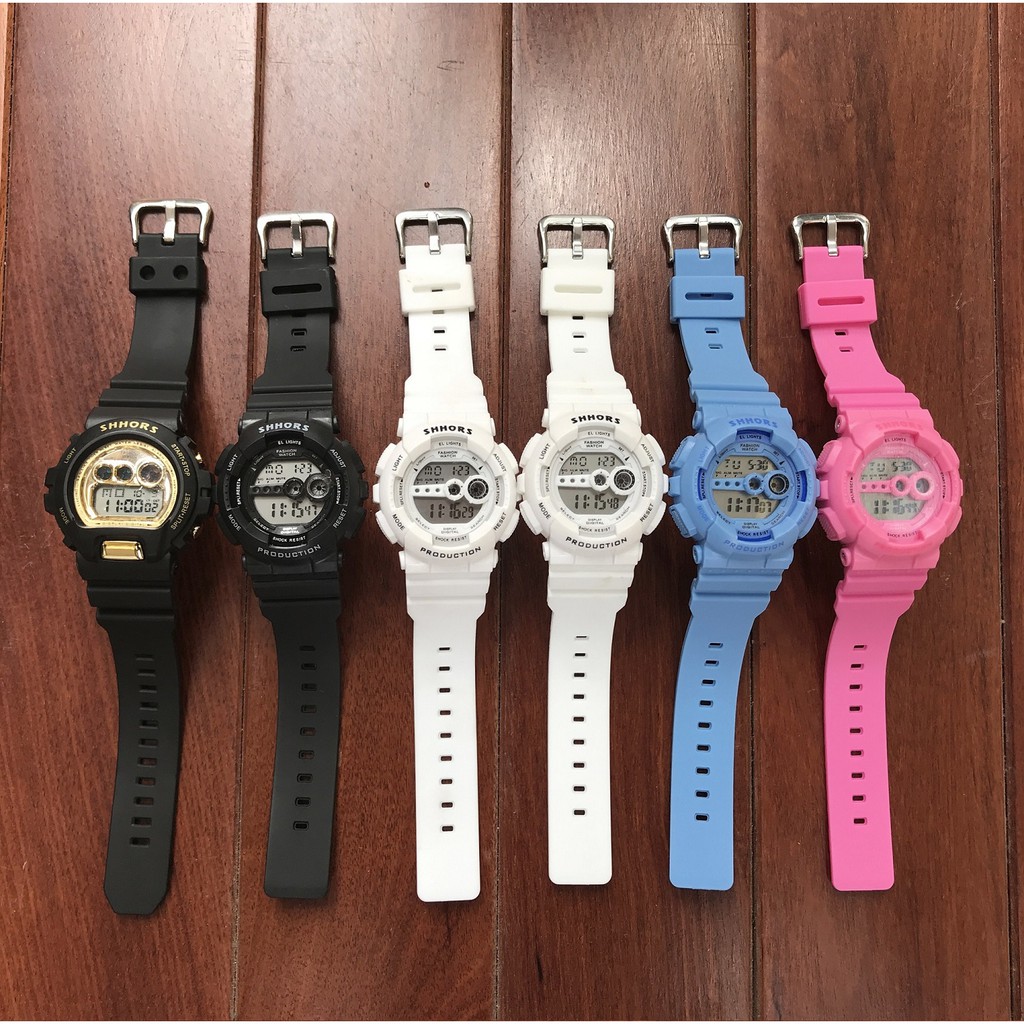 ( Giá sỉ ) Đồng hồ thể thao nam nữ SHHORS dây silicon | BigBuy360 - bigbuy360.vn