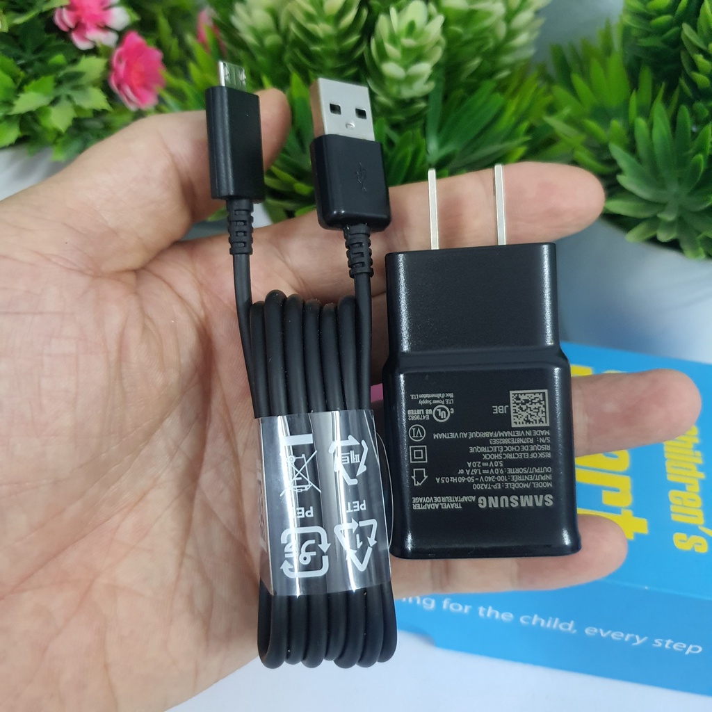 Bộ Sạc Nhanh 15W Samsung Kèm Cáp USB-MICRO Cho J7pro/J7prime/J7, J6, J5, J4, J3, J2, A10s, A72018, Note 5...Chính Hãng