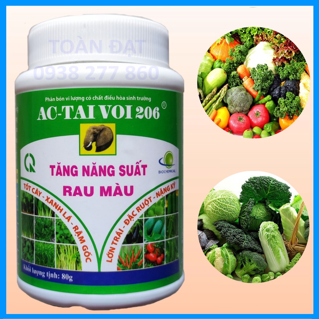 Phân Bón Chuyên Rau Màu, AC-Taivoi 206 Sản Phẩm Chuyên Dùng Cho Rau