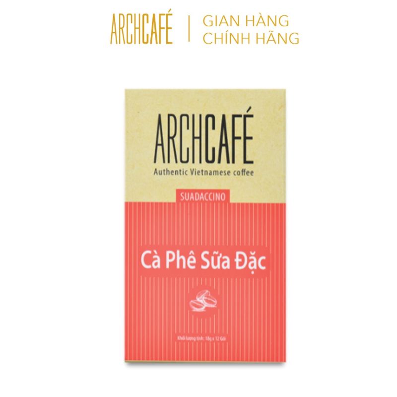 (18g) Cafe sữa đá hoà tan ARCHCAFÉ ( 12 gói x18g)