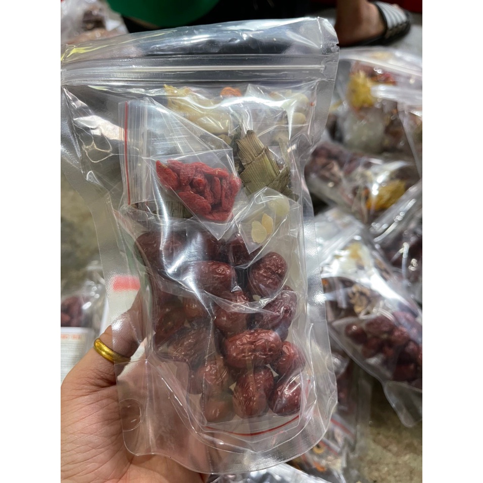 Sét chè dưỡng nhan 12 vị gói siêu ngon, bổ dưỡng nấu được 10-12 cốc