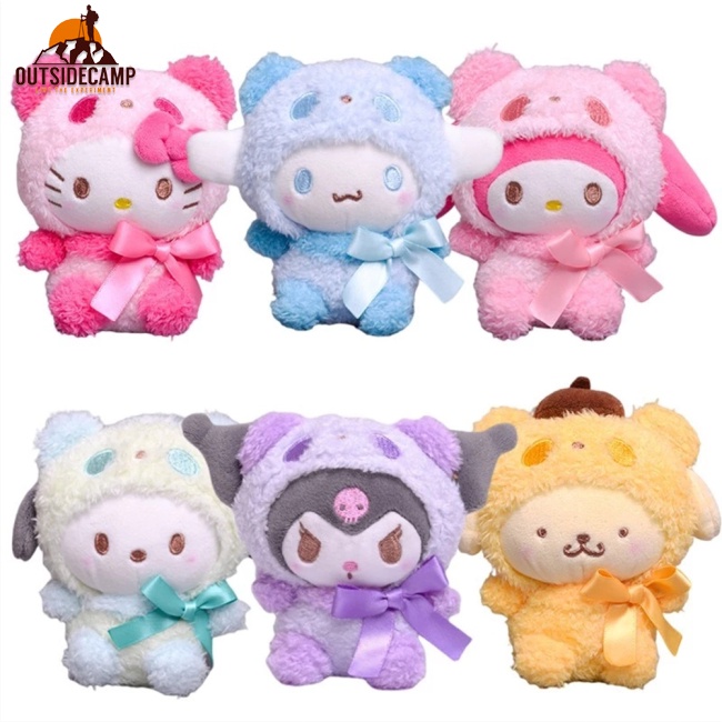 Búp Bê Nhồi Bông Hình Gấu Trúc Kuromi Dễ Thương