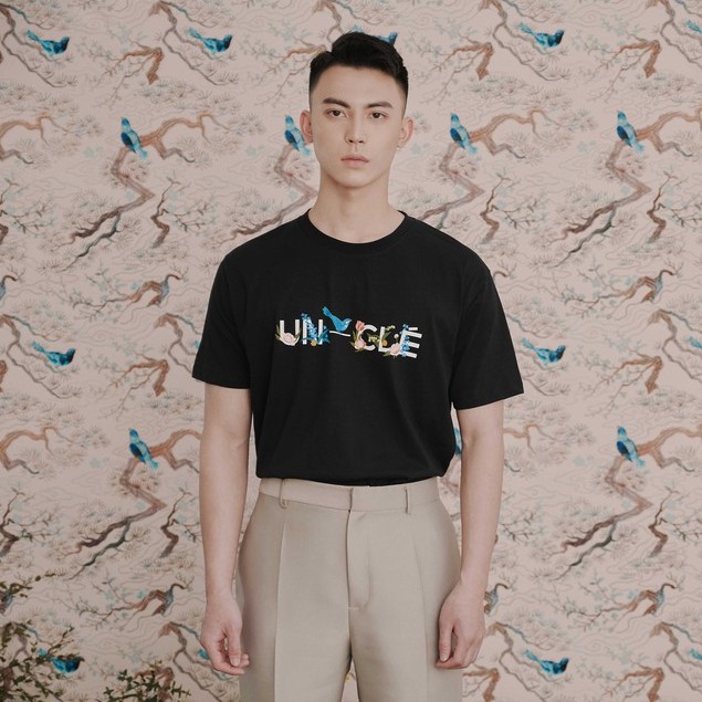 Áo thun cổ tròn in Logo Họa tiết UNCLÉ Pica Pica Tshirt